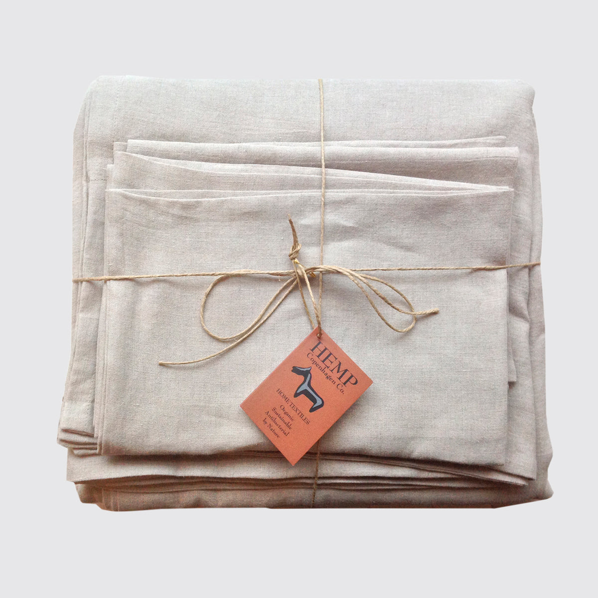 Hemp Copenhagen Co. Flat Sheet 100% Hemp | Custom colour, measures & details