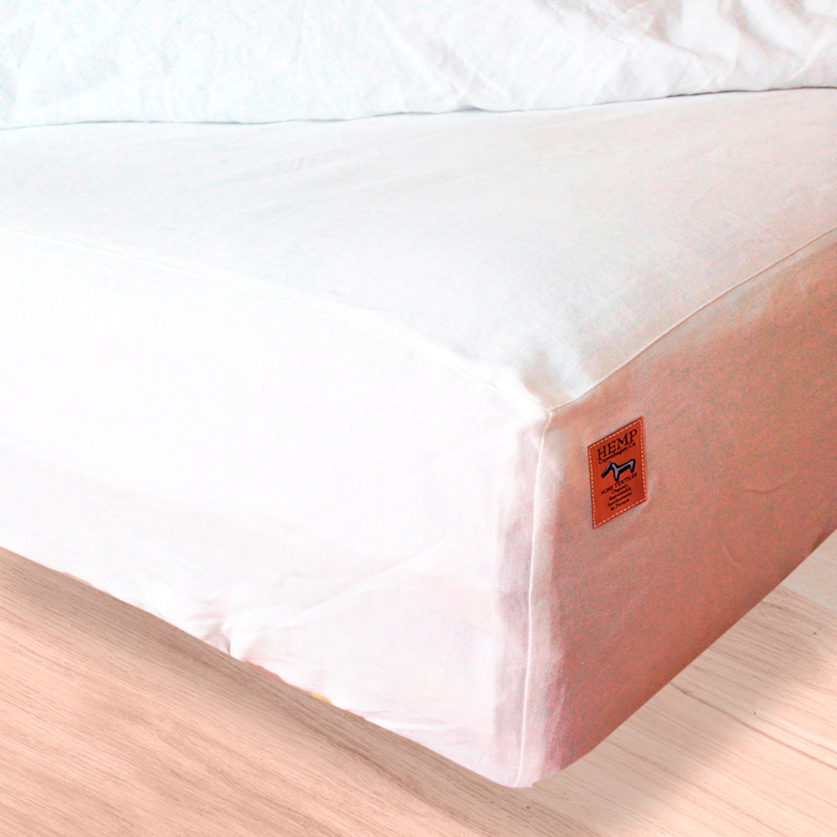 Hemp Copenhagen Co. Fitted Sheet 100% Hemp White