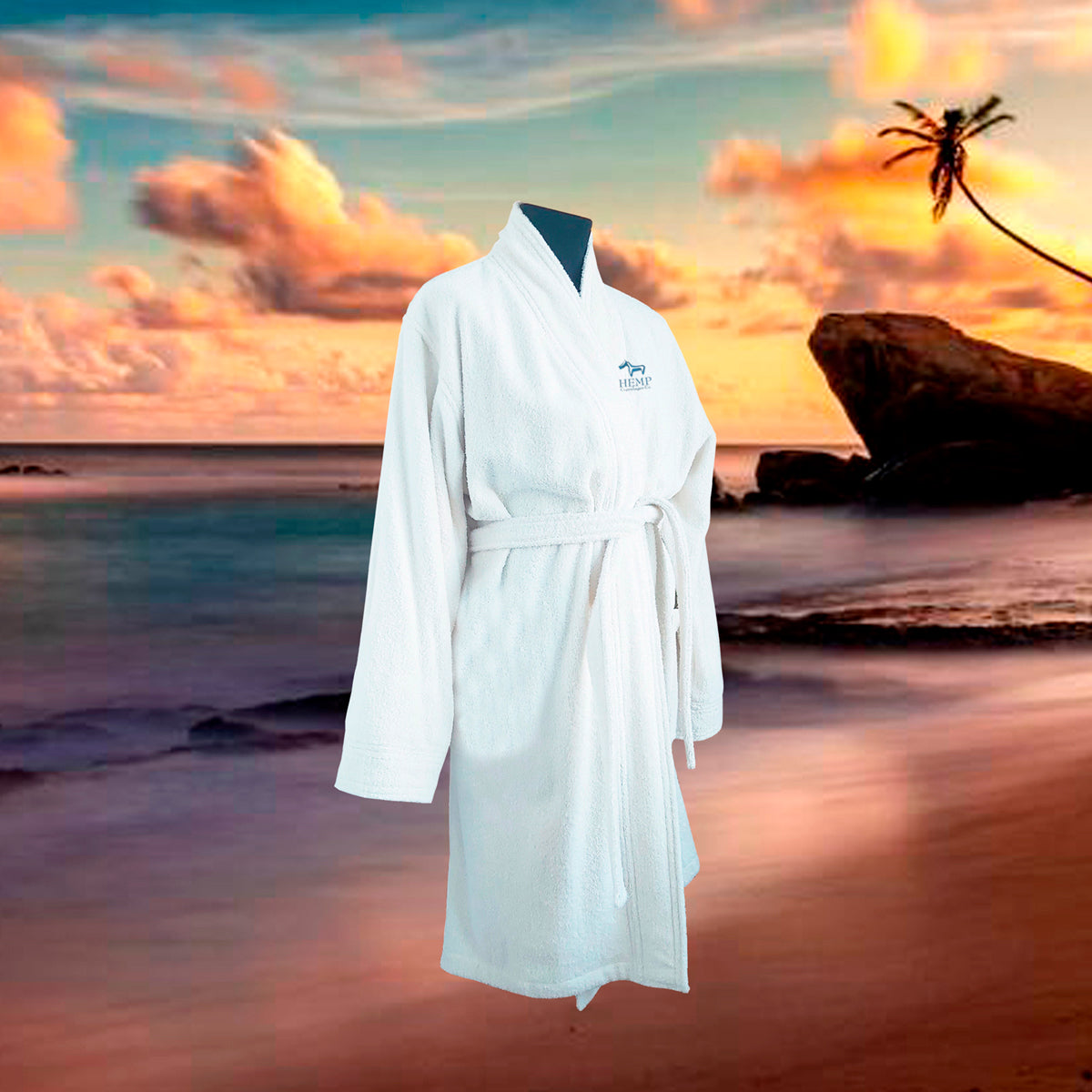 Hemp Copenhagen Co. Bathrobe 100% Hemp Natural White | Hospitality