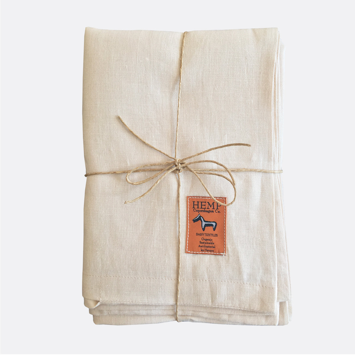 Hemp Copenhagen Co. Bed linen Baby 100% Hemp White or Natural Grey