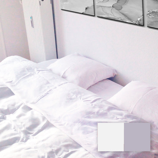 Hemp Copenhagen Co. Bed linen 100% Hemp | US Queen or King Size | White or Natural Grey