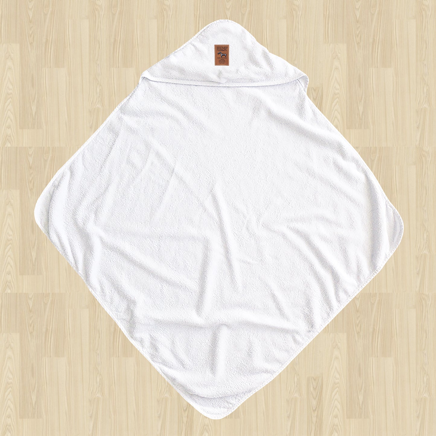 Hemp Copenhagen Co. Hooded towel 100% Hemp Natural White