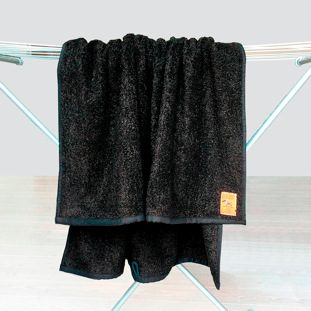 Hemp Copenhagen Co. Terry Towels 100% Hemp Black (GOTS)