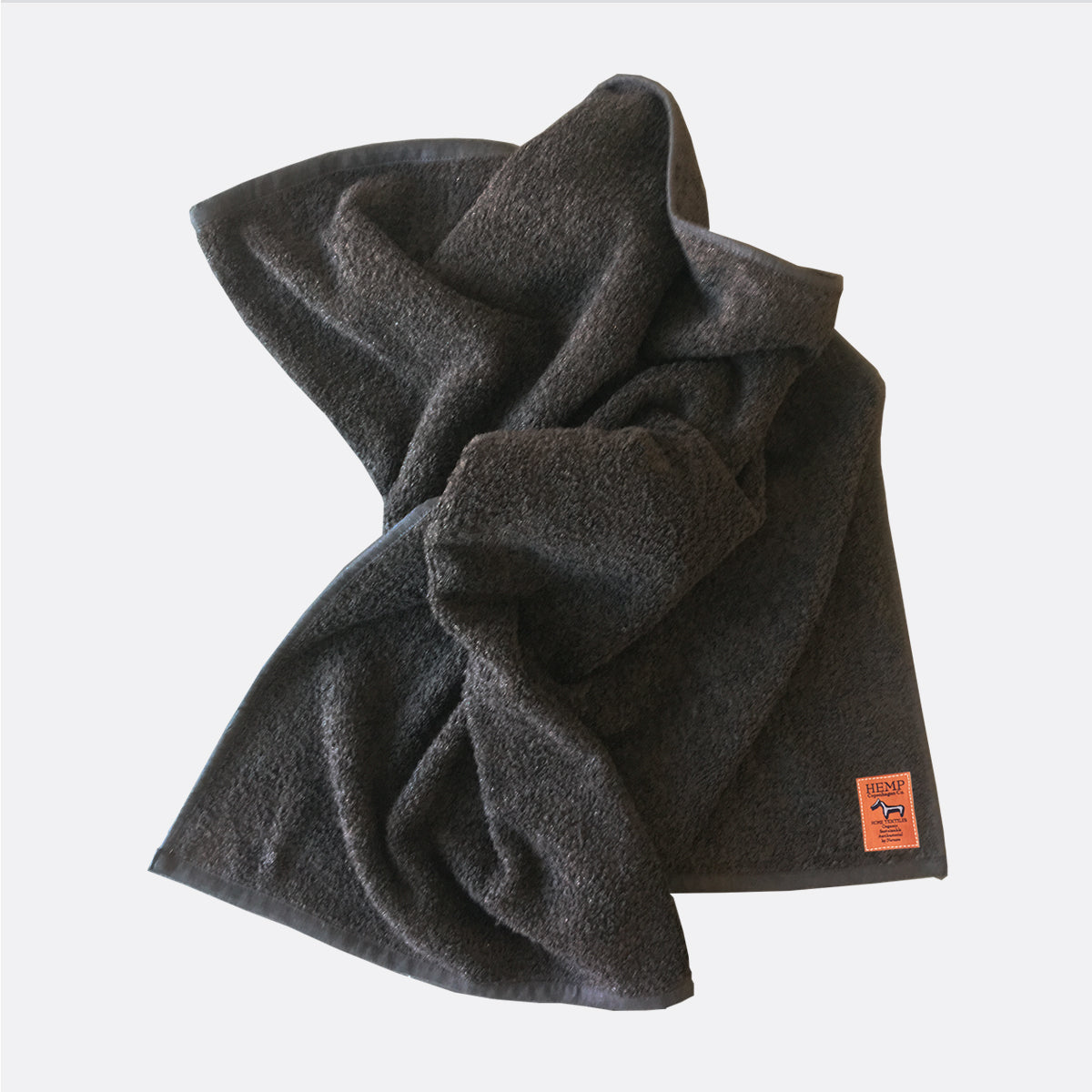 Handtücher 100% Hanf Schwarz (GOTS)