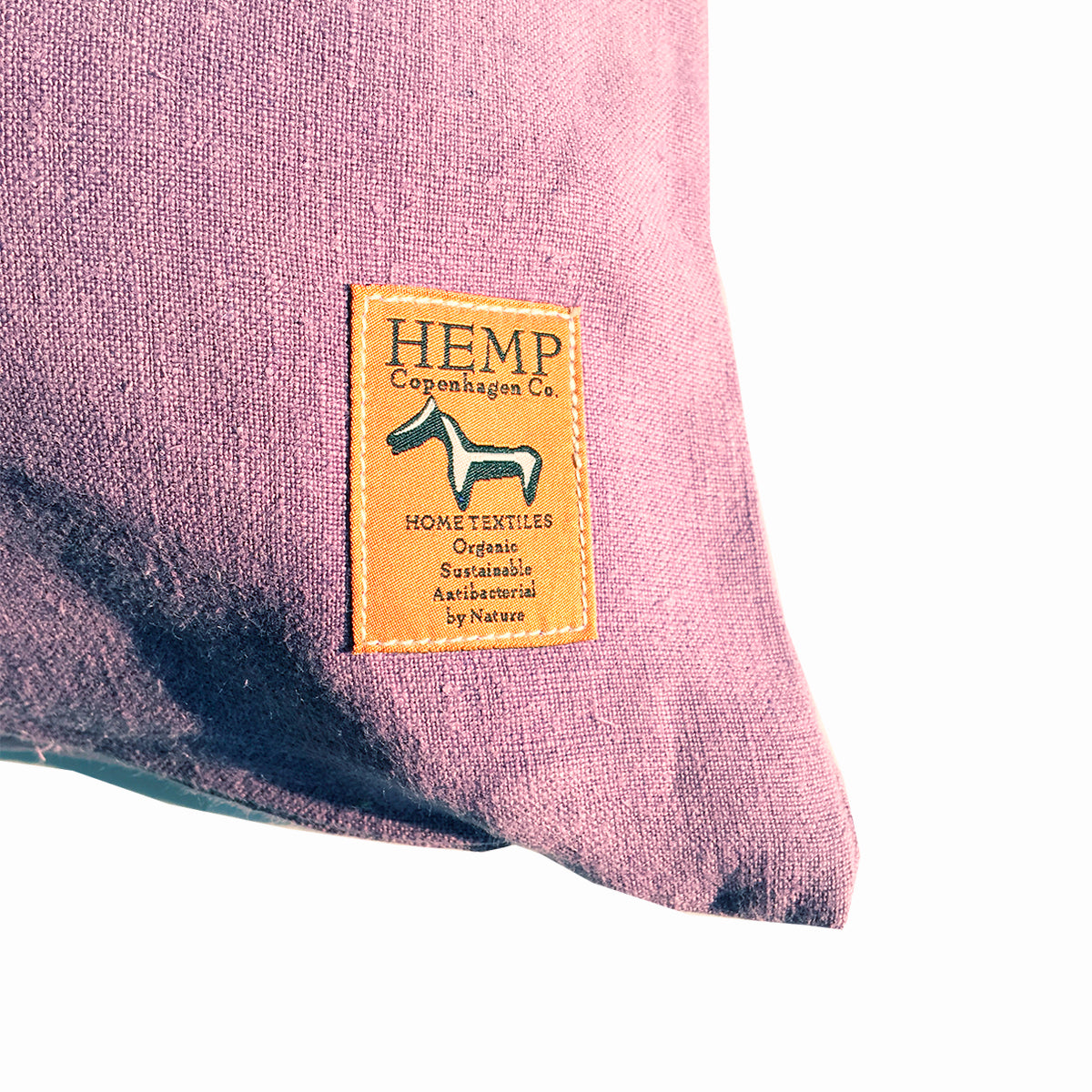 Hemp Copenhagen Co. Throw-pillow Cover 100% Hemp Evening Mist