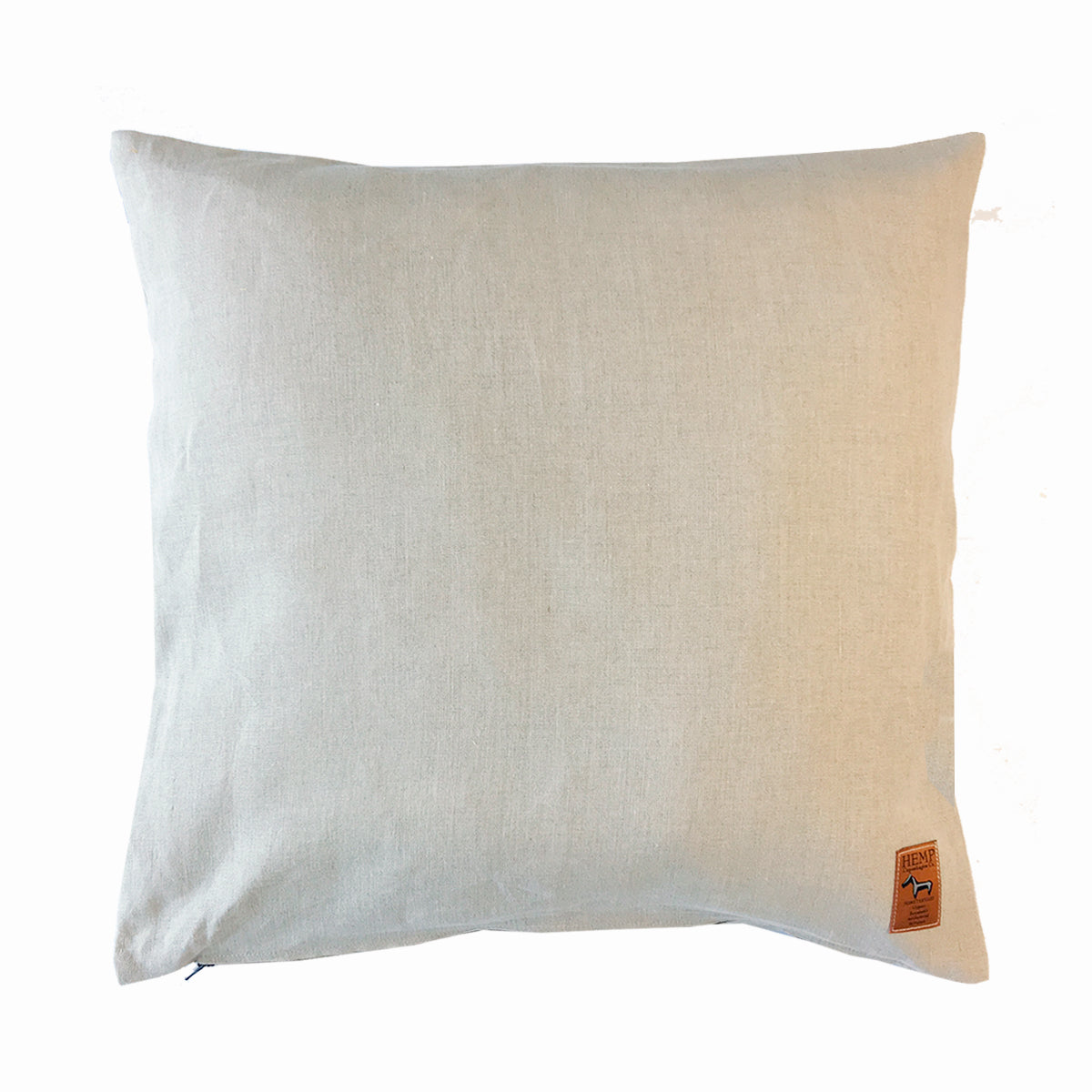 Hemp Copenhagen Co. Throw-pillow cover 100% Hemp Natural Grey