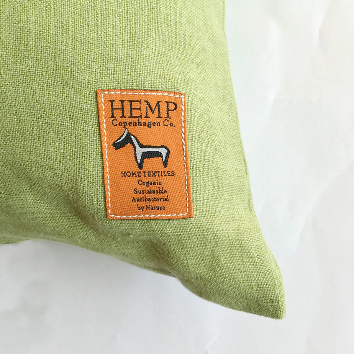 Hemp Copenhagen Co. Throw-pillow Cover 100% Hemp Sage